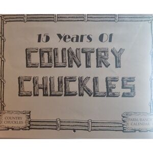 Vintage 1999 Country Chuckles Farm Ranch Calendar John Deere Flagler Equipment